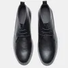 HBP bez marki czarny oryginalny skórzany poloboots Business Chukka buty dla mężczyzn