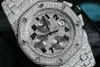 Luxe horlogehorloges voor heren Mechanische sieradenfabrikant Vvs Handstijl Moissanite Diamond Topmerk Zwitsers ontwerperspolshorloge