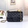 TOP TOTA PAGS Luxder Designer Women Bag Custom Brand Handbag Women's Leather Gold Chain Crossbody Black White Pink Cattle Shoulder Clutch C9112