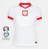 2024 2025 Neue Polen Lewandowski Fußballtrikots KRYCHOWIAK Polonia 23 24 GROSICKI Zielinski Milik Zalewski Szymanski Polnisches Fußballtrikot Herren Kinderset