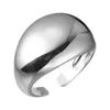 Cluster Ringen 925 Verzilverd Glad Verstelbare Maat Ring Voor Vrouwen Meisjes Party Punk Sieraden Geschenken JZ849