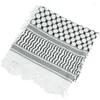 Foulards Arabe Keffiyeh Shemagh Écharpe Respirant Hiver Châle Cache-Cou Couverture Tête Wrap 449B