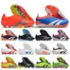 Presentpåse barn barns fotbollsstövlar noggrannheter eliter fg laceless cleats noggrannhet.1 ungdomar pojkar flickor fotboll skor atletiska utomhus tränare botas de futbol