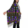 SCARPRE IN MODUE MIDICANO Naperone Donne Scarf Donne morbide tradizionali tessili arte avvolgimento Lady Winter