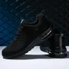 Shoes Black Comfortable Sports Shoes for Men Size 47 Atmospheric Air Cushion For Walk Shoes Sneakers Casual Running Shoes Footwear