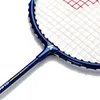 1 Paar Badmintonschläger 1U Aluminiumlegierungsrahmen Badmintonschläger mit Saite für Unterhaltung UP-0182 240304