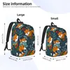 Mochila estudante saco inverno floresta animal de pai-filho leve casal laptop