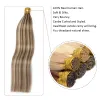 Przedłużenia QHP Włosy proste Remy Hair Extensions 50pcs/ Set Machine Made Keratin I Tip Human Hair Gruby włosy koniec 30%