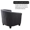 Stoelhoezen Jacquard Tub Cover Stretch Spandex Fauteuil Clubbank Hoes voor woonkamerbank met zitkussen