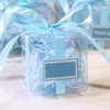 Envoltura de regalo 100 unids Caja de embalaje Sosteniendo Cupcakes Cajas Plástico PVC Cofre Navidad