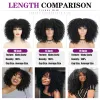 Perruques Cheveux Courts Afro Crépus Bouclés Perruque Pour Les Femmes Noires Cosplay Blonde Synthétique Naturel Rouge Perruques Africain Ombre Sans Colle Haute Température