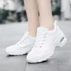 Casual Shoes 2024 Women Heighten Comfortable Mesh Breathable Walking Ladies Air Sneakers Thick Bottom