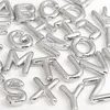 Anhänger Halsketten Chunky Alphabet Ballon Buchstaben Halskette A-Z Name Silber Farbe Blase Für Familie Frauen Männer Mode Schmuck Geschenke