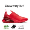 С носками мужские женские кроссовки с подушкой 270s 2024 Designer Airmaxsss 270 Platinum Volt University Red Triple Black max270 спортивные кроссовки на открытом nike