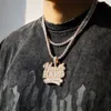 Guldpläterad diamant Moissanite Custom Sterling Sier Letter Hip Hop Jewelry Pendant