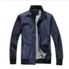 Herrjackor Autumn Casual Men Jacket Korean Fashion Bomber dragkedja ytterkläder vattentäta manliga kläder plus storlek 4xl