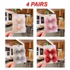 Hair Accessories 1-4PAIRS Lovely Easy To Use 5 Colors Pearl Mesh Clip Various Styles Bow Hairpin Fabric Art Multi Scenario Usage
