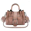 Bag Leather PU Handbags Korea Ladies Shoulder Bags Women Handbag Brand Tote Female Style Crossbody Messenger