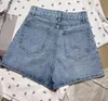 NOUVEAU Short de cowboy pour femme Short de luxe brandlv designer Jeans pour femme