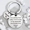 Keychains Mother Day Keychain Mom Birthday Gifts From Daughter Keychain-As My And Friend Love Always