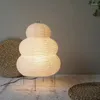 Настольные лампы, японский дизайн, лампа Akari Noguchi Yong, белая рисовая бумага, декоративные настольные светильники для спальни, гостиной/столовой, кабинета, лофта