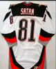 남성 청소년 여성 빈티지 하키 81 Miroslav Satan 200203 게임 착용 한 heceys jersey size s4xl 또는 사용자 정의 Numbe8775331