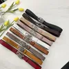 Belt designer belt luxury brand belts belts for women designer Solid colour earth vintage design Big Letter Buckle Silver Letter D Gold Buckle High Quality Petty