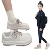 NK Girls 'Spring and Autumn 2023 Nieuwe kindersportstudent Little White Girl Leisure Dad Board Shoes GG