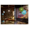 Storage Bags Coffee Bamboo Rattan And Jute Ball Chandelier Individual Creativity Spherical Nest Lampshade