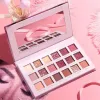 Shadow New Eyeshadow Plate 18 Color Desert Rose Gold Pärlor Bright Matte Eyeshadow Set Waterproof and Sweattproof Eye Makeup Women