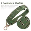 Dog Collars Tie Cow Collar Pet Supplies Cattle Feeding Traction Rope Livestock Dedicated Safe Canvas Horse Safety Supply