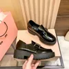 Дизайнерские модельные туфли, стеганые черные лоферы, женские туфли на платформе, туфли из овчины, массивные кроссовки, туфли на плоской подошве из телячьей кожи, мюли 35-41