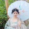 Parasol parasolowy kobietę Wstążka Tasbon Starożytne kostium Cheongsam Hanfu pokaz klasyczny taniec jedwabny