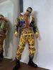 Scene Wear Adult Man Gogo Dance Clothing Chinese Style Hip Hop Costume Sequin Sleeve Jacket DJ Clubwe Muscle Man Dancewear VDB7392