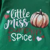 Set di abbigliamento Citgeeautumn Thanksgiving Day Kids Toddler Girl Outfits Lettere Stampa T-Shirt a maniche lunghe Set