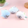 Porte-clés 1PC Porte-clés Pendentif Peluche Chaîne Sac Décoration Soft Touch Baleine Pingouin Sceau DollCar Fournitures