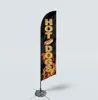 Pies Custom Advertising 110G Polited Poliester Beach Flag Fiather Swioper Banner Digital Printing8632519
