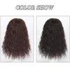 Perucas sintéticas Bangs LM Sintético Longo Água Ondulado Encaracolado Meia Cabeça Peruca Mulheres Hairpieces Cabeça Invisível Top Peruca Bloco Aumentar o Volume do Cabelo 240328 240327