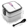 Servis pipett med rosa handtag illustration bento box student camping lunch middag lådor mikropipette DNA crispr