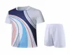 Nieuw badmintonpak heren039s en dames039s badminton korte mouw badmintonshirt shorts sneldrogend tennisshirt sportswe2401036