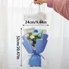 Decorative Flowers Finished Gradual Rose Bundle Hand Woven Bouquet Simulation Immortal Flower Arrangement Holiday Gift Decoration