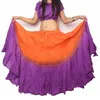 Belly dancing tribal wear gypsy skirt long pure cotton 25 yard belly dance skirt for lady women clothing