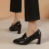 Sapatos de vestido apontou toe mulheres sexy rasas sandálias de salto alto 2024 verão moda luxo designer bombas escritório feminino