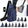 Tas Herentassen Dubbellaags Oxford Modieus Effen Kleur Heren Borst Buiten Casual Kleine schooltas Telefoontasje Bolsos