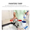 Pillow Painting Dust Cloth Drop Curtains Painter Painters Tarp Cloths For Supplies Tarps