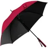 Guarda-chuvas bonito vermelho moda elegante guarda-chuva longo jardim luxo ensolarado ao ar livre mulheres presente rosa paraguas chuva engrenagem eh50um