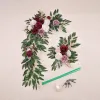 Kit di fiori per arco nuziale, ghirlanda di grandi dimensioni, 2 pezzi, per decorazione rustica dell'arco