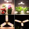 Crescer luzes para estufa jardim interior ventilador estilo lâmpada led dobrável sunlike espectro completo crescimento da planta plantas hidropônicas