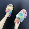 HBP Non-Brand Size 26-35 KIds and Adult Factory Direct Sell Slides Vendor Fluffy Flip Flop New Color Plush Warm Fur Slippers for Women