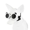 Dog Apparel Dustproof Pet Eyewear Goggles Set For Small Breed Dogs Windproof Uv-proof Sunglasses With Adjustable Small/medium